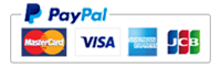 PayPal, MasterCard, americanexpress, JCB